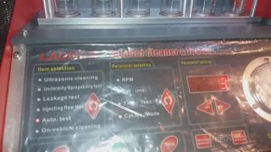 Шевроле Ланос 1.5л Чистка форсунок на стенде