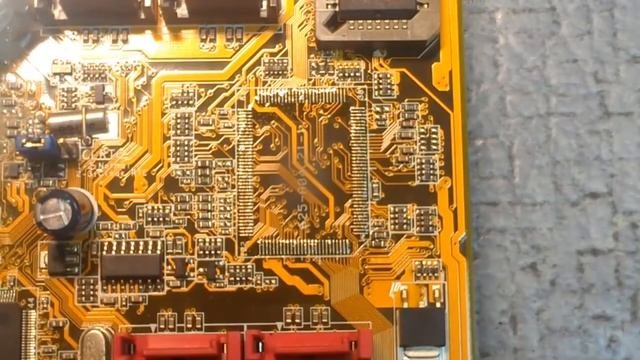 Ремонт материнской платы, замена мульти контроллера
