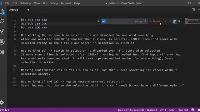 Visual Studio Code - Find panel смотреть онлайн
