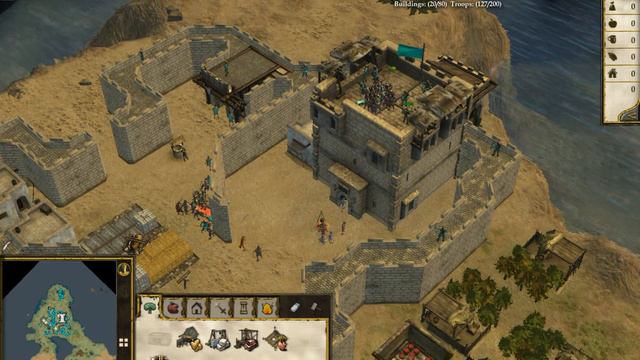 Stronghold Crusader II:Skirmish Trails - Desert Heat "Paradise Island" (NORMAL)