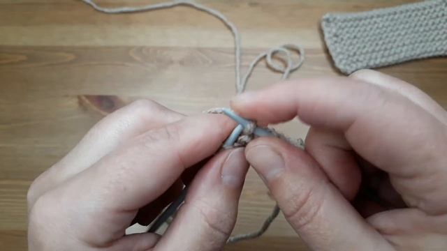Классические лицевые петли. Платочная вязка.