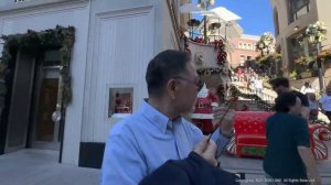 Beverly Hills Rodeo Drive, walking the luxury Shopping street, Winter 2023?? California, USA. 4K H