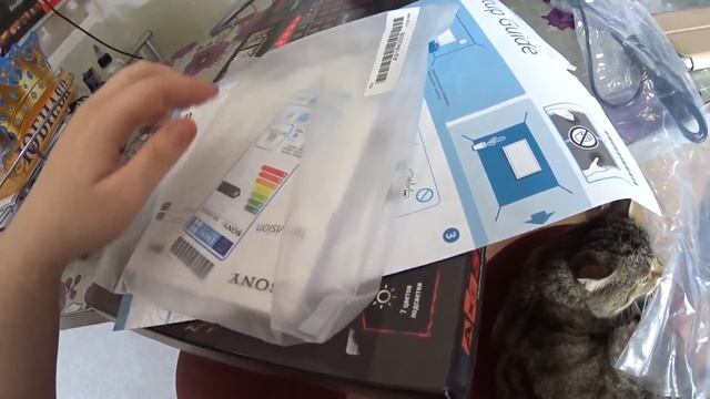 Распаковка телевизора SONY c Жекой смотреть онлайн