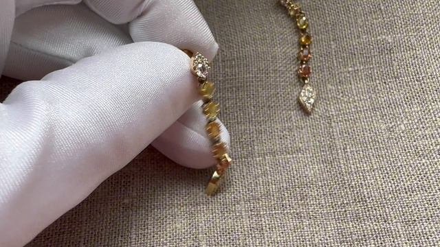 Серьги сапфиры