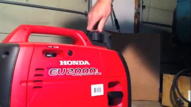 Honda EU2000i starting test