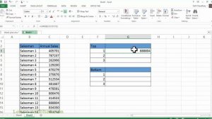 (Marathi) Microsoft Excel 2013 - Large and Small functions