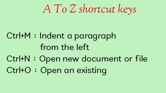 Computer shortcut keys | ctrl + A to ctrl + Z  #shortcutkeysofcomputer #keyboard #computerbasic