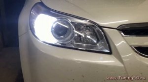 Chevrolet Epica, Установка Би ксеноновых линз + DRL Crossfire