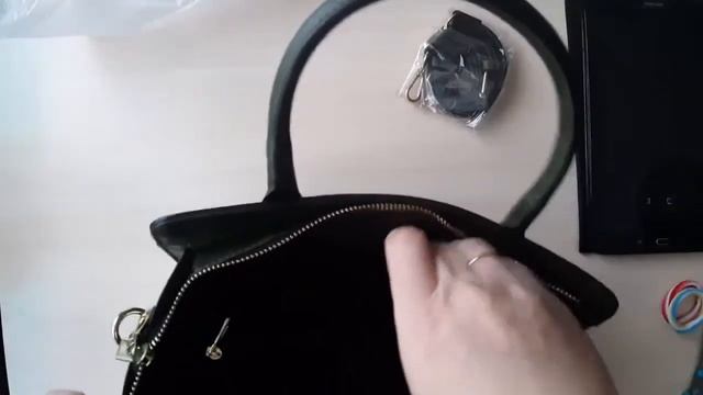 Распаковка посылки из Китая. Классная кожаная сумка