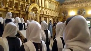 Отче наш. Хор Троице-Сергиевой Лавры. 1 сентября.