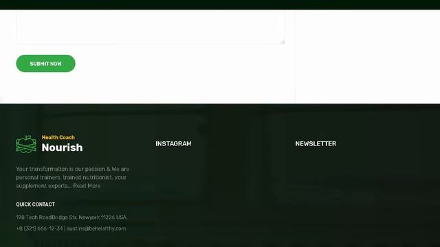 Nourish - HTML Template for Personal Life Coaching Website | Themeforest Templates