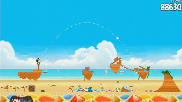 Angry Birds Rio - Beach Volley World 6 3 Star Levels 6-1 thru 6-15 | WikiGameGuides смотреть онлайн