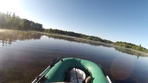 Ловля щуки на мелководье на рассвете (видео-отчет) август 2015 Рыбалка в Ленинградской области щука