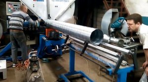 Первый запуск спирально-нввивного станка