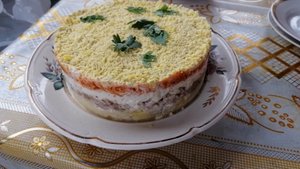 Мимоза - салат по классическому рецепту