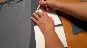 Выкройка воротника качели с цельнокроеной обтачкой.mp4