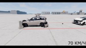 Crash Test #2 Mercedes - Bens GLS vs BMW X7