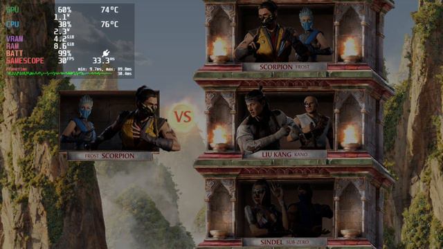 Mortal Kombat 1 Optimized Settings | Steam Deck | 1280x720