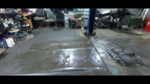 Мини эксперимент, сколько за ночь накапает со слитого ДВС масла ..mp4