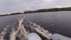 Первое тестирование комплекта Фрегат FM 350 Light и Honda BF10