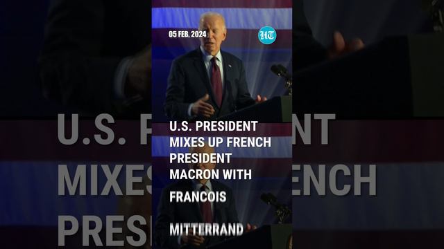 Biden Confuses Macron With Late French President | Watch