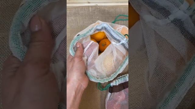 Многоразовые экомешочки для взвешивания, упаковки и хранения овощей и фруктов MamaPack смотреть онлайн
