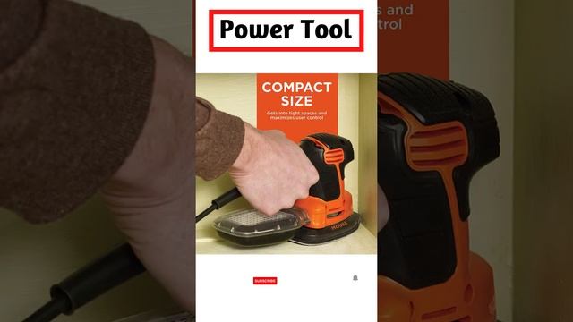 BLACK+DECKER Mouse Detail Sander, Compact Detail (BDEMS600)