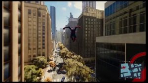 SPIDER-MAN на PS4. "Полëты на паутине в костюме Тома Холланда.