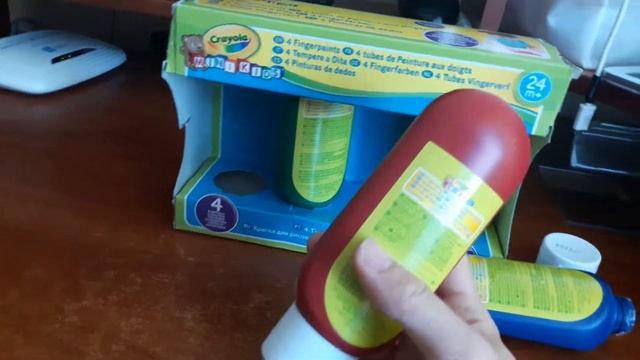 Пальчиковые краски Crayola - обзор смотреть онлайн