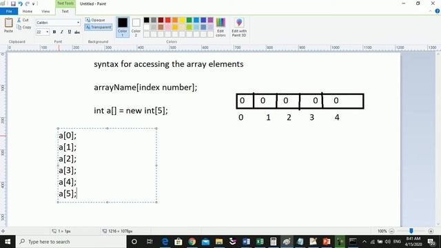 Accessing Array Element 062 смотреть онлайн
