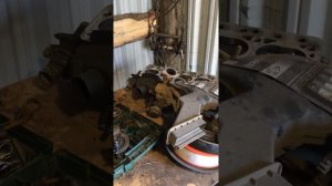 Из ленточной пилорамы в угловую дисковую!часть2