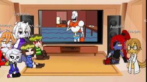 Undertale react to Funny Bones|| Реакции андертейл на Веселые кости