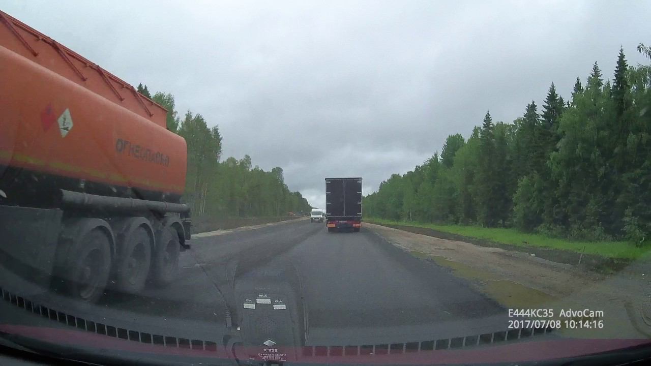 Ремонт трассы А-114 от Шексны до Стризнево. смотреть онлайн