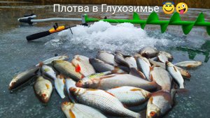 Плотва на игру! Ловля плотвы в оттепель! Рыбалка в Рождество 07.01.2021!!!