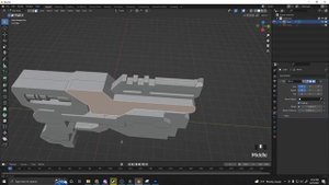 Blender Grid Modeler Plugin: Sci Fi Pistol Tutorial