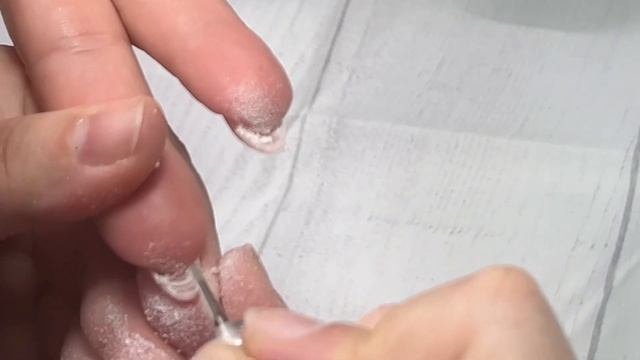 Коррекция ногтей #наращиваниеногтей #manicure #дизайнногтей #хлопьяюки