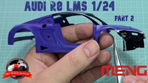 AUDI R8 LMS EVA RT TEST TYPE-01 TSRT R8 MENG 1/24 PART 2