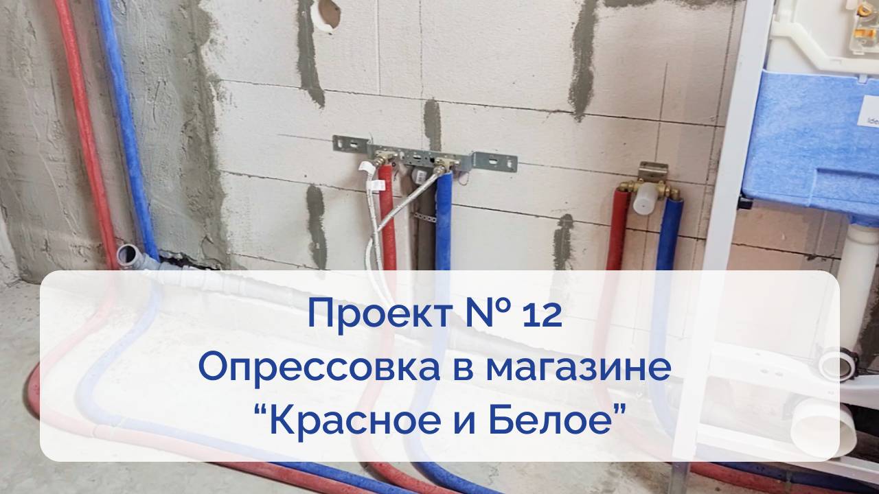Проект № 12. Опрессовка в магазине "Красное и Белое" смотреть онлайн