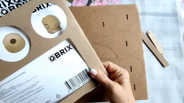 QBRIX 3D конструктор из картона 3Д пазл QBRIX\Master diy