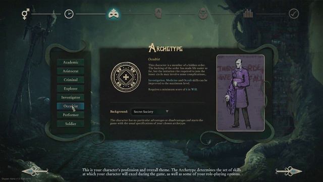 Stygian: Reign of the Old Ones - Character Creation Revisited