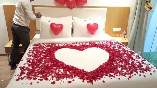 Simple room decoration for any occasion | easy room decor with Rose Flowers ❤ love anniversary |