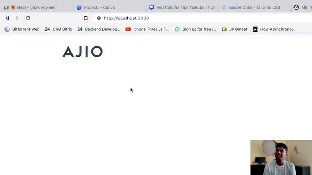 Build a Front end in React with Tailwind CSS | Day 1 | 3 Days Camp on Full Stack Development| Tamil