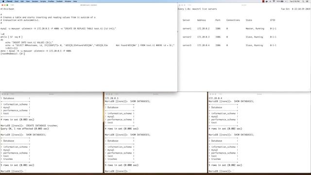 Configuring automatic failover in MariaDB with MaxScale смотреть онлайн