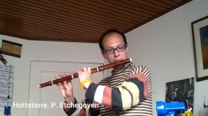 Three different flutes, same Hotteterre prelude. Comparison