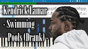 Kendrick Lamar - Swimming Pools (Drank) [Piano Tutorial | Sheets | MIDI] Synthesia