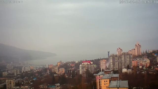 Онлайн Камера - Ялта, Крым. День 2017-01-15 за 7 минут смотреть онлайн