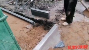 Отмостка из брусчатки часть1