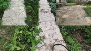Как уложить плитку в саду