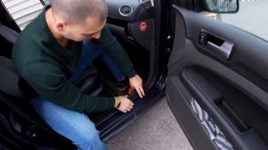 Установка активного сабвуфера DL Audio Piranha 12A в форд фокус 2 Ford Focus 2