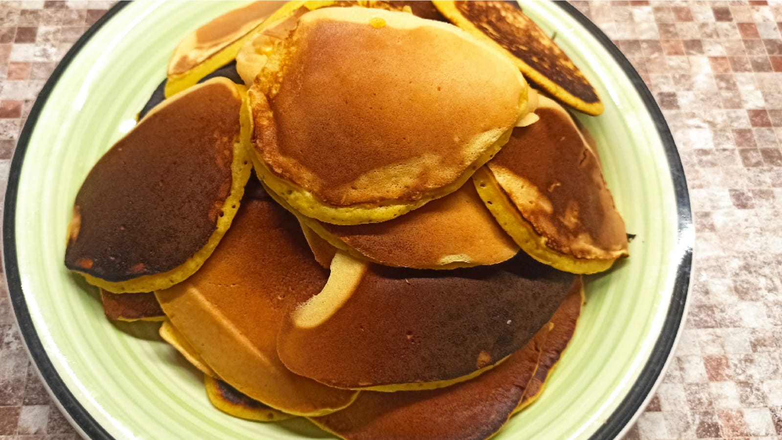 Pumpkin Pancakes with Mushroom Sauce